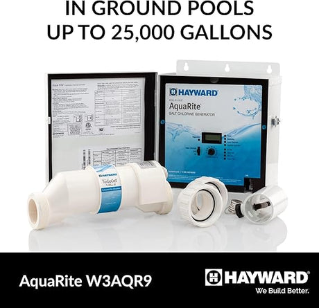 Hayward AquaRite Salt Chlorine Generator with TurboCell 25K Gallon | W3AQR9