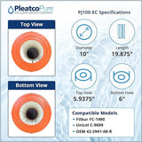 Pleatco Jacuzzi CFR/CFT 100 Filter Cartridge Replacement | PJ100-EC