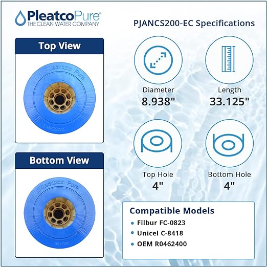 Pleatco Jandy Industries CS 200 Filter Cartridge Replacement