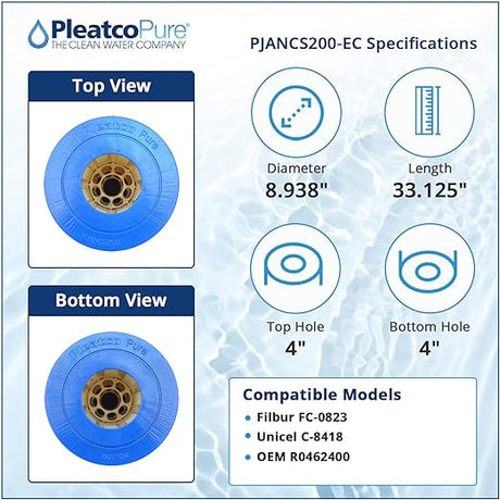 Pleatco Jandy Industries CS 200 Filter Cartridge Replacement | PJANCS200-EC