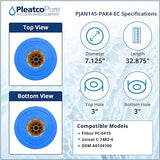 Pleatco Jandy Industries CL580, CV580 Filter Cartridge Replacement (4 Pack) | PJAN145-PAK4-EC