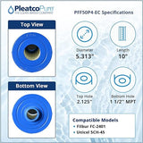 Pleatco Freeflow Spas Legend Filter Cartridge Replacement | PFF50P4-EC