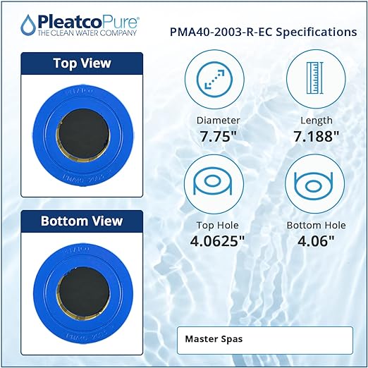 Pleatco Master Spas 30 Filter Cartridge Replacement