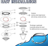 Retainer Clamp Assembly (Stainless Steel Face Ring) | SPX0580BS
