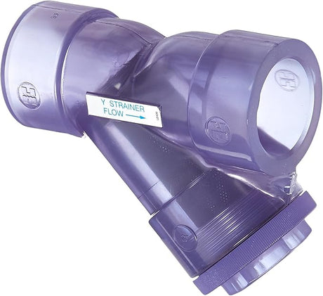 Hayward 2″ Clear PVC True-Union Y-Strainer, Socket | SKU YS00200SU