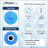 Pleatco Artesian 6" Spa Filter Cartridge Replacement