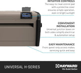 Hayward Universal H-Series Liquid Propane Heater 400K BTU | W3H400FDP