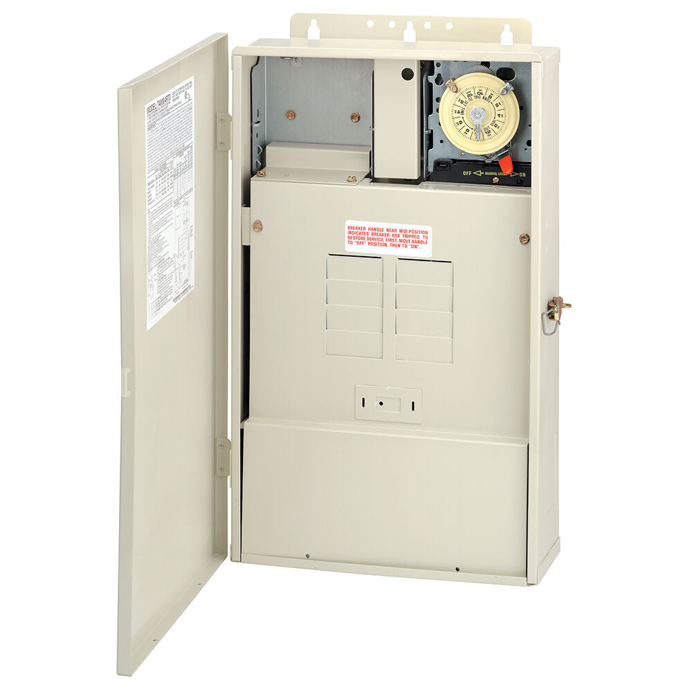 Intermatic 100A Load Center with 100W Transformer and T104M Mechanism | T40004RT1