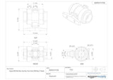 3" PVC True Union Ball Valve Socket Ends w/ EPDM | TB1300SE