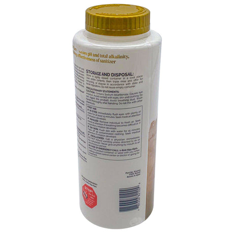 Sirona Spa Up 2 lb bottle with gold cap, back label visible