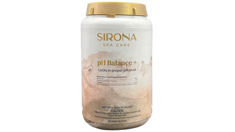 Sirona Spa Care pH Balance+ 4 lb jar with gold lid
