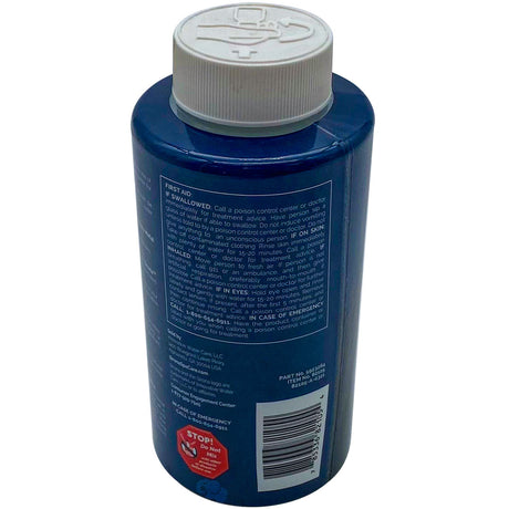 Blue Sirona Simply Metal Control bottle with gray cap and warning label on white background