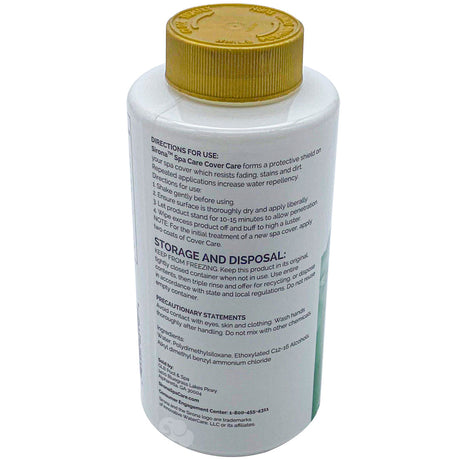 Sirona Cover Care 16 fl oz bottle with gold cap and product label