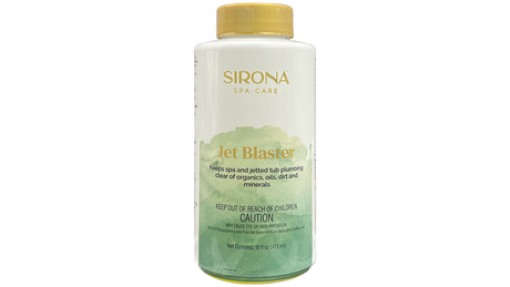 Sirona Spa Care Jet Blaster 16 fl oz bottle with gold cap and green label