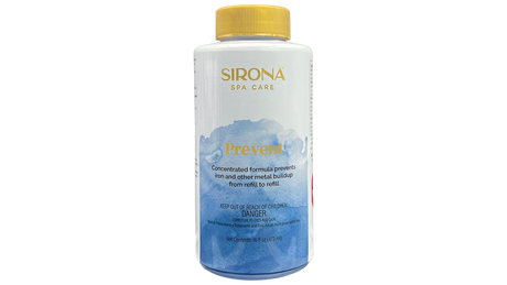 Sirona Spa Care Prevent 16 fl oz bottle with gold cap and blue label