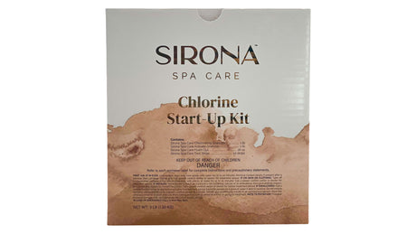 Sirona Spa Care Chlorine Start-Up Kit box front packaging