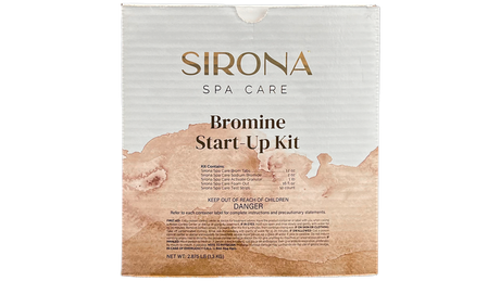 Sirona Spa Care Bromine Start-Up Kit box front label