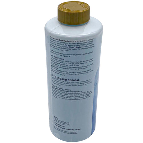 Sirona Spa Care Clarifier bottle with gold cap