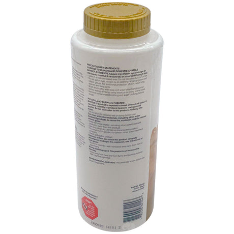 White Sirona Replenish 2 lb bottle with gold cap, back label visible