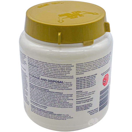 Sirona Brom Tabs container with yellow lid and product label
