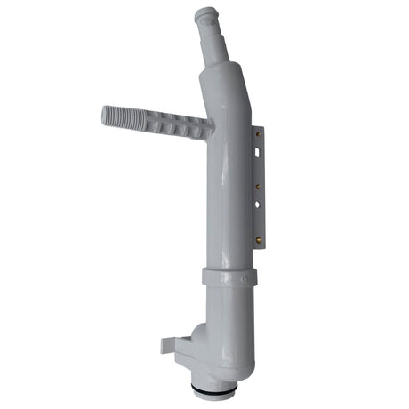 Gray Polaris Vac-Sweep 380 feed pipe and timer blank assembly replacement part