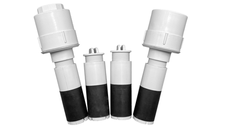 Polaris 1-1/2-inch stub pipe connection kit with four threaded pipe fittings