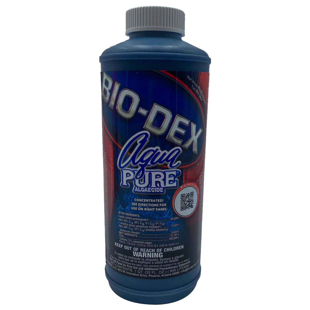 BioDex Laboratories Aqua Pure Algaecide (32 Oz.) (AP132) ePoolSupply