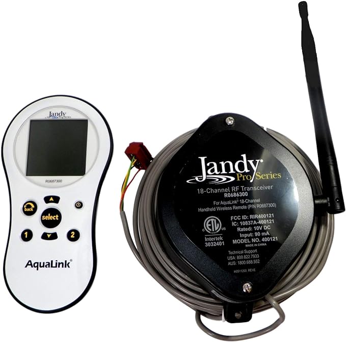 Jandy AquaLink Wireless Handheld Remote w/ J-box Transceiver