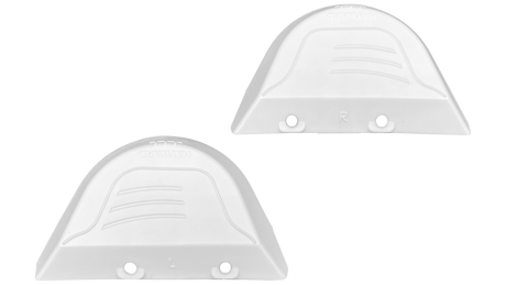 White Hayward Blu Wing Kit replacement wings, left and right pieces