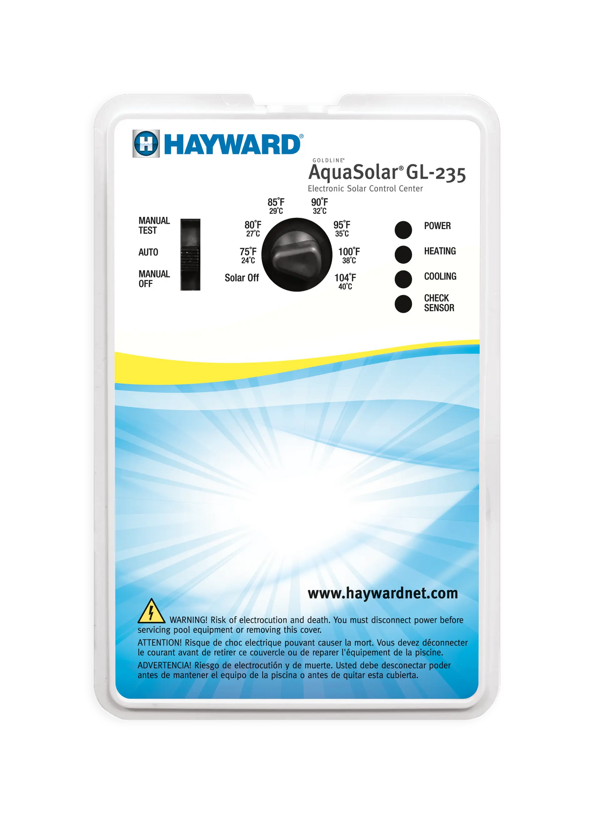 Hayward COMBO-CONTROL, SOLAR, SEN A, GL23 | GLC-1P-A