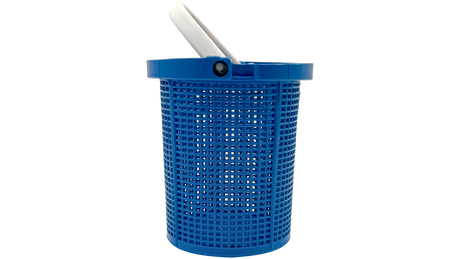 Blue replacement pump basket with white handle for Sta-Rite C108-33 pump