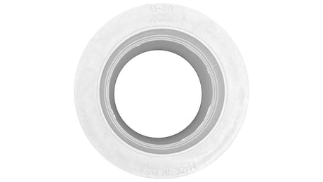 White Aladdin B-38 floating weir basket for American 850012 concrete skimmer, top view