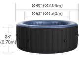 MSPA COMFORT Bergen Round Bubble Spa (4-6 Bathers) || C-BE042