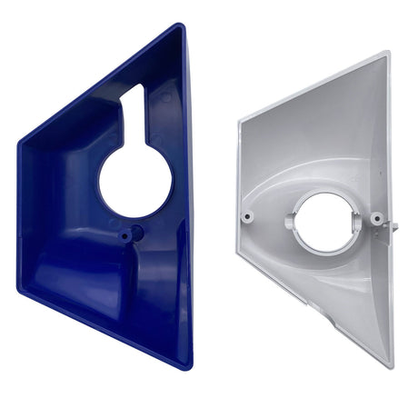Polaris Vac-Sweep 280 TankTrax conversion kit side panels in blue and gray