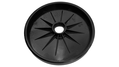 Black Polaris large replacement wheel with spoke pattern and center hub hole