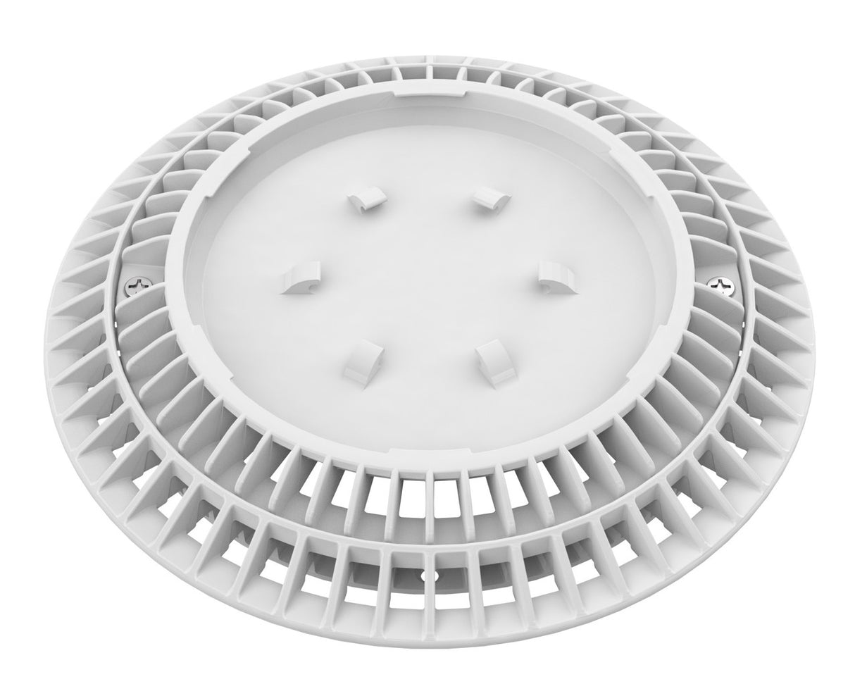 AquaStar Light Gray 8" Fillable Cover, Riser Ring and Frame | CC8103