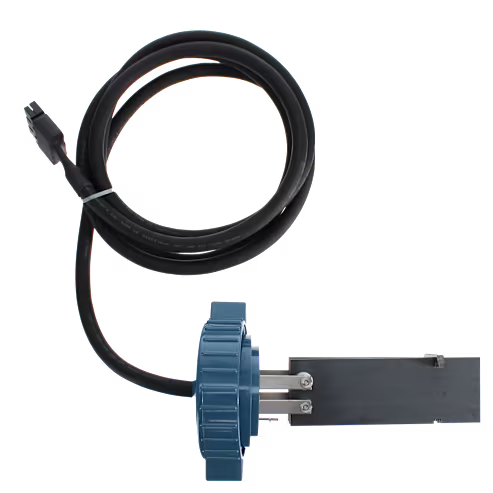 CMP PowerClean salt chlorine generator cell with blue end cap and attached cable