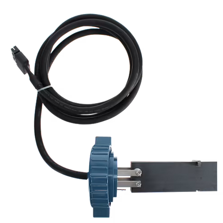 CMP PowerClean salt chlorine generator cell with blue end cap and attached cable