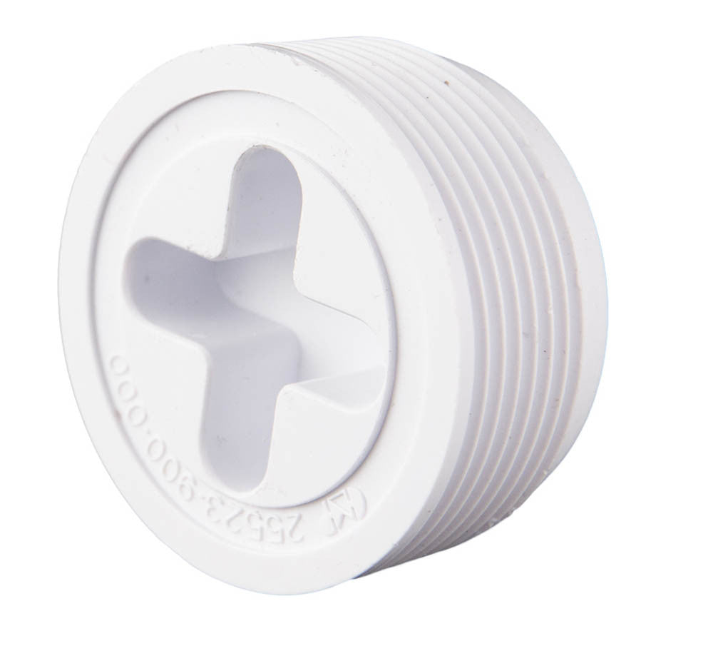 CMP 1-1/2" MIP Josam Wall Fitting Plug White | 25523-900-000