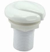 CMP Slim Gunite Spa Air Control 1/2" Socket - White | 25099-000-000