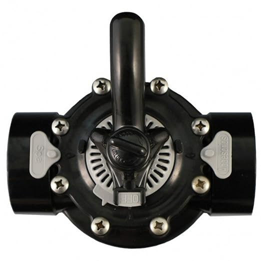 CMP HydroSeal 2-Way Diverter Valve 2" Socket x 2-1/2" Spigot - Black | 25912-204-000