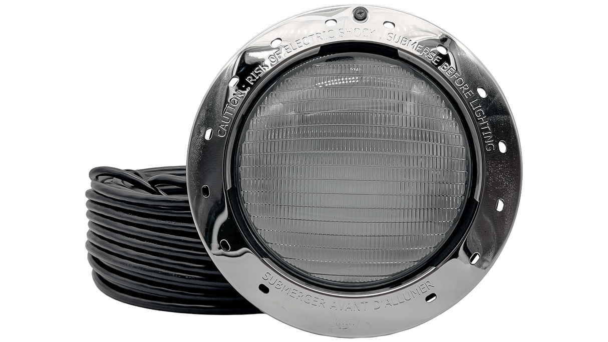 Jandy Pool WaterColors Large LED Light SS, 120V, 50W, 100' Cord || CPHVRGBWS100