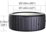 MSPA MUSE Carlton Round Jet & Bubble Spa (4 Bathers) || M-CA041