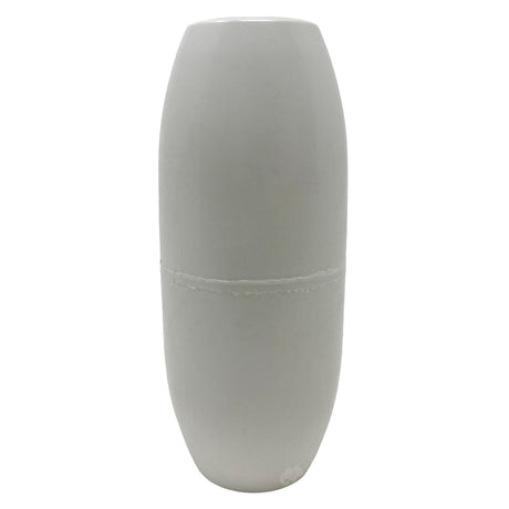 Gray cylindrical Polaris pool cleaner float for feed hose and TankTrax hose assembly