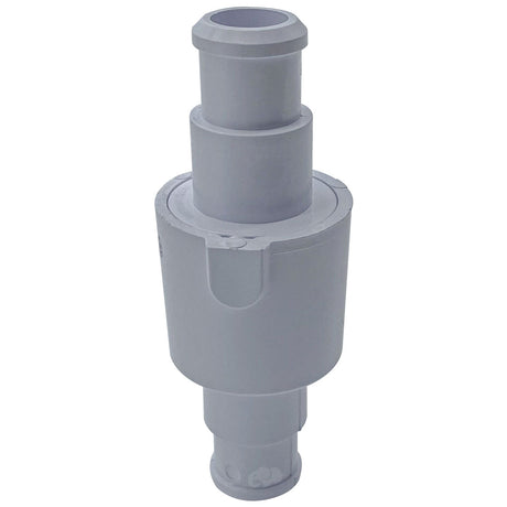 Gray plastic swivel connector for Pentair Kreepy Krauly Legend/Platinum feed hose