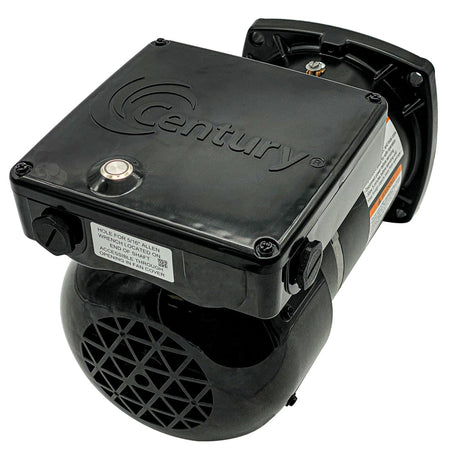 Century Vgreen variable speed pool pump motor with black TEFC housing and cooling fan cover