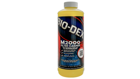 Bio-Dex M2000 filter cleaner bottle, 1 quart liquid cleaner for pool filters