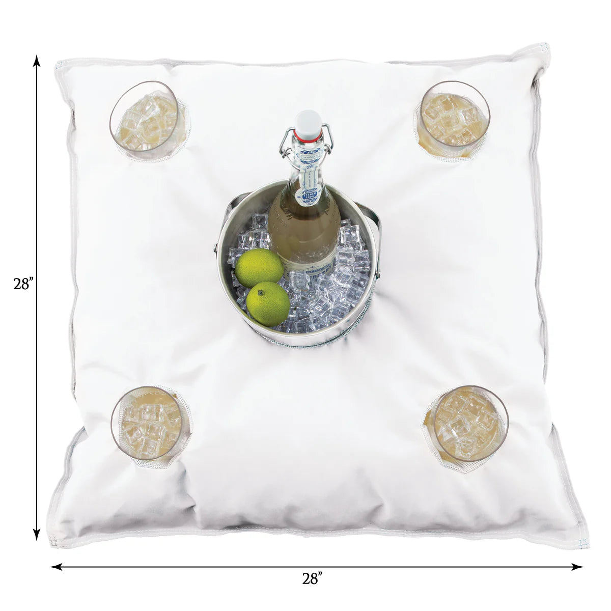 Kai Floating Cocktail Caddy - Arctic White
