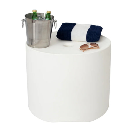 Kai Side Table, Arctic White FL650WE
