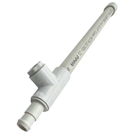 POLARIS pressure tester without gauge, white inline test fitting with hose connection